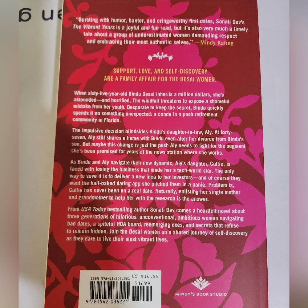 Sonali Dev The Vibrant Years Paperback - Picture 2 of 5